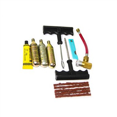 Kit de reparació de pneumàtics de moto
